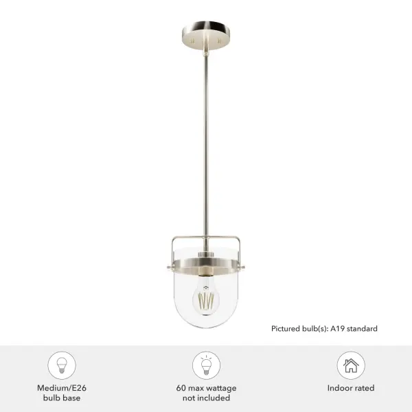 Karloff One Light Pendant in Textured Rust - Image 8
