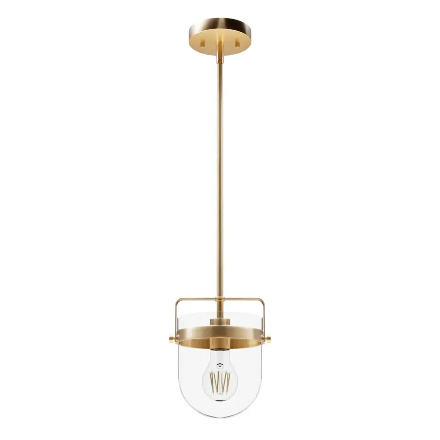 Karloff One Light Pendant in Alturas Gold - Image 1