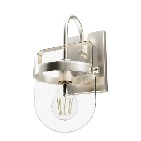 Karloff One Light Wall Sconce in Textured Rust - Image 13