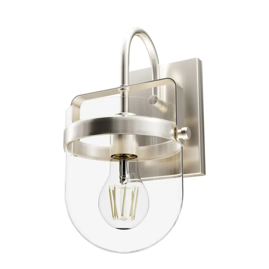 Karloff One Light Wall Sconce in Textured Rust - Image 13