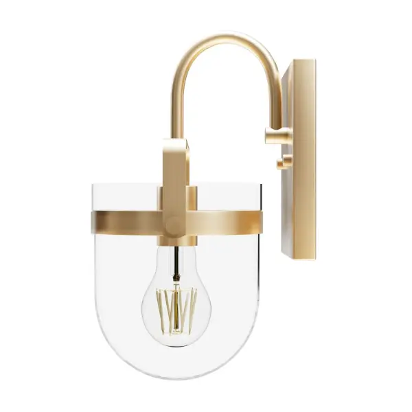 Karloff One Light Wall Sconce in Textured Rust - Image 14