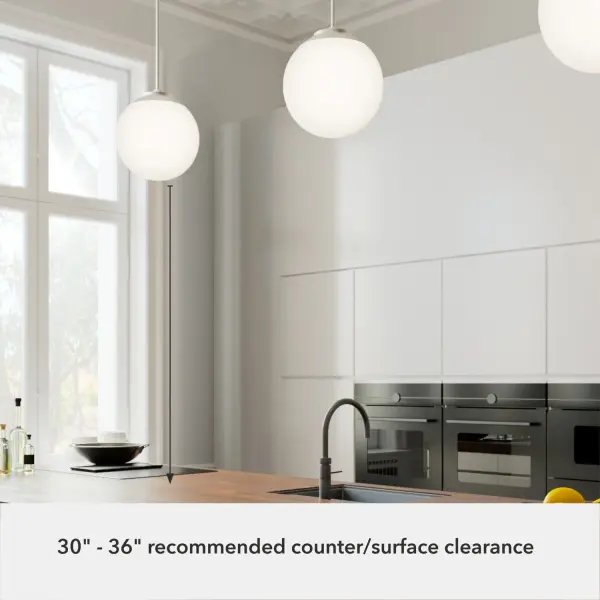 Hepburn One Light Pendant in Matte Black - Image 13