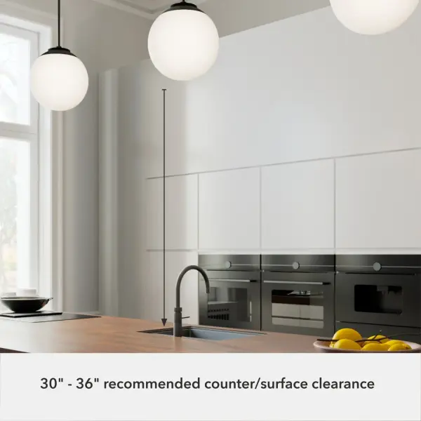 Hepburn One Light Pendant in Matte Black - Image 15