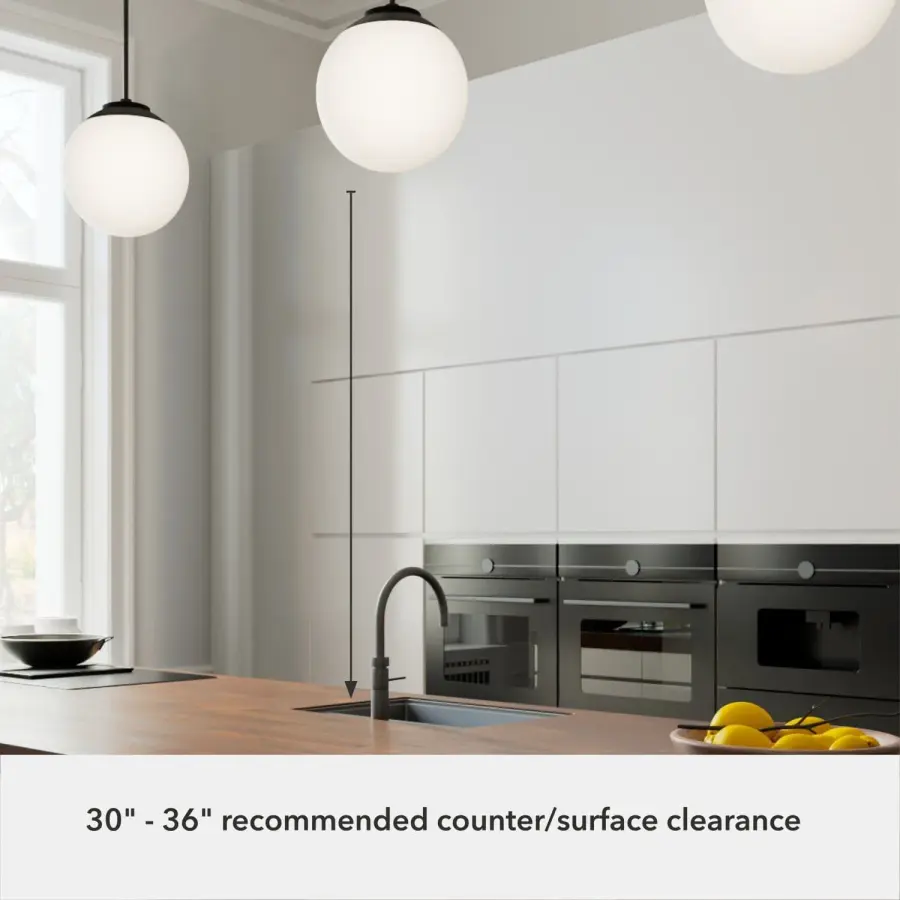 Hepburn One Light Pendant in Matte Black - Image 15