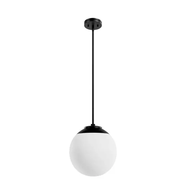 Hepburn One Light Pendant in Matte Black - Image 19