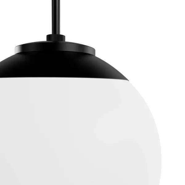Hepburn One Light Pendant in Matte Black - Image 22