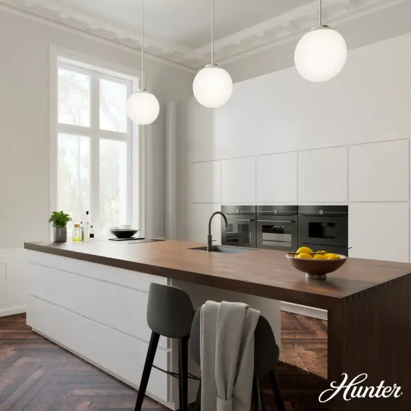 Hepburn One Light Pendant in Matte Black - Image 4
