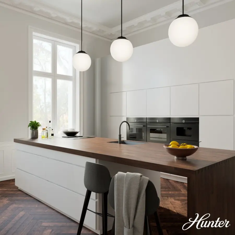 Hepburn One Light Pendant in Matte Black - Image 6