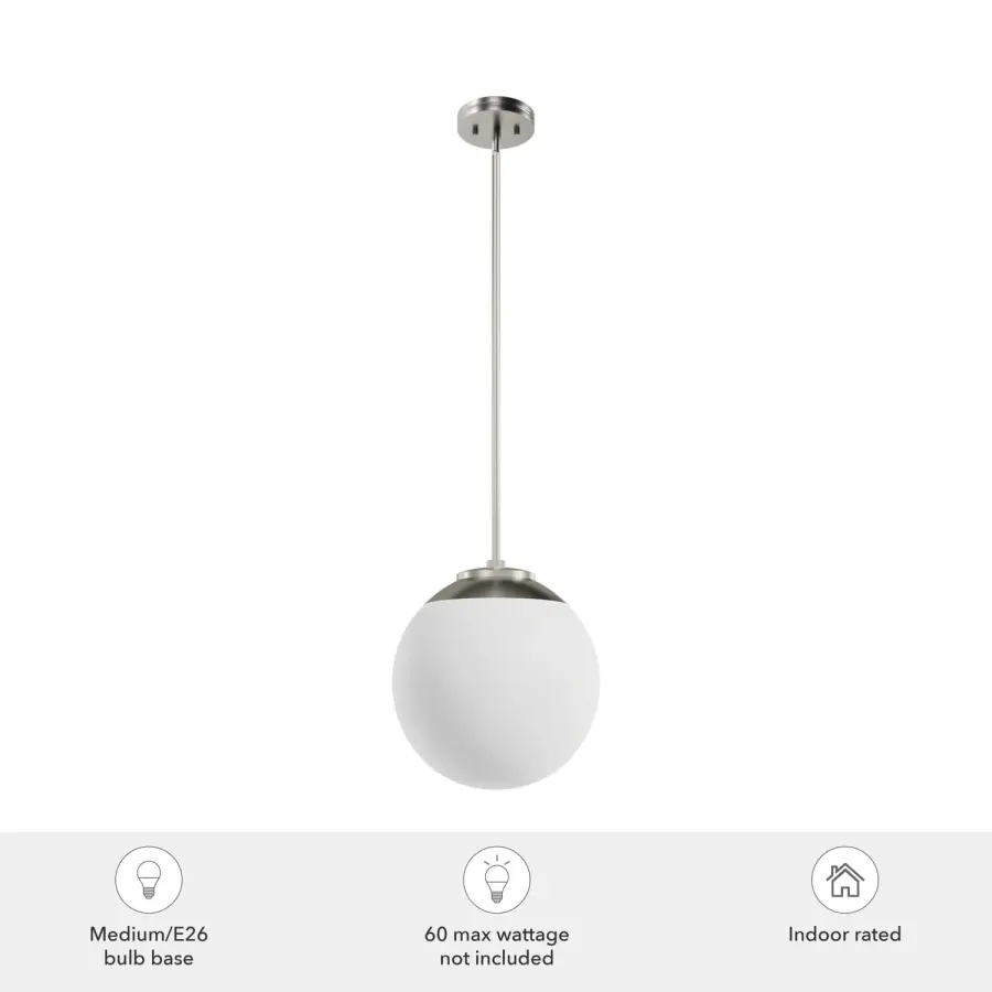 Hepburn One Light Pendant in Matte Black - Image 7