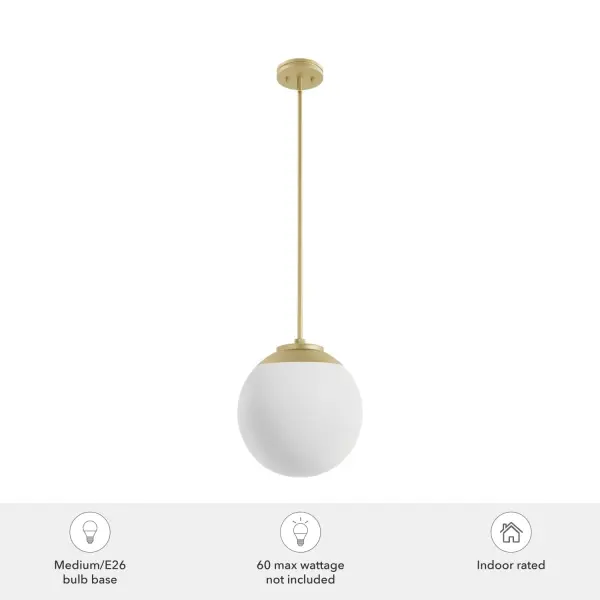 Hepburn One Light Pendant in Matte Black - Image 8