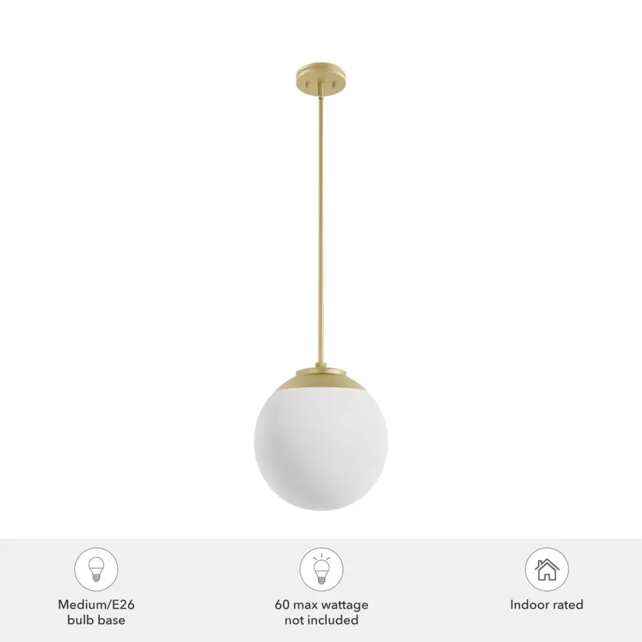 Hepburn One Light Pendant in Matte Black - Image 8