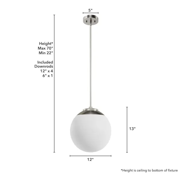 Hepburn One Light Pendant in Matte Black - Image 10