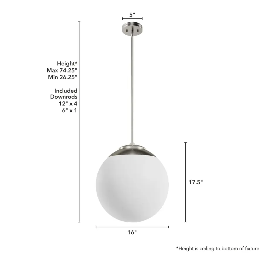 Hepburn Three Light Pendant in Matte Black - Image 11