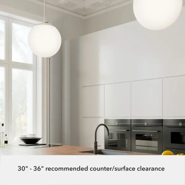 Hepburn Three Light Pendant in Matte Black - Image 14