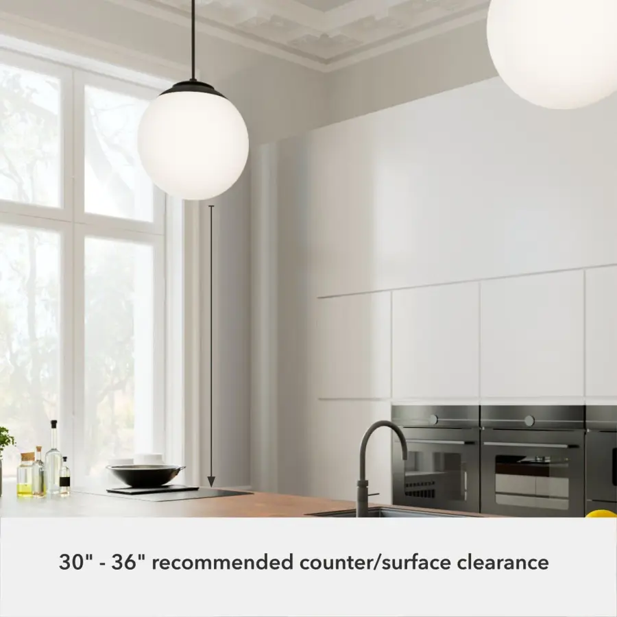 Hepburn Three Light Pendant in Matte Black - Image 15