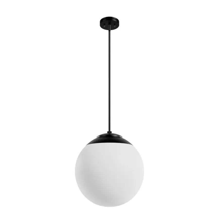 Hepburn Three Light Pendant in Matte Black - Image 19