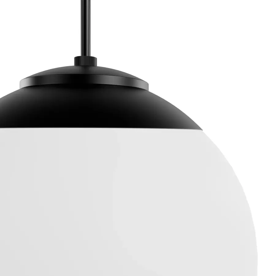 Hepburn Three Light Pendant in Matte Black - Image 22