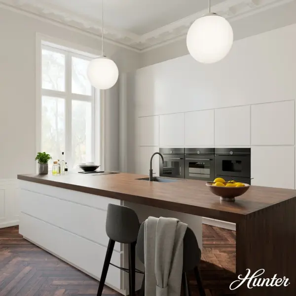 Hepburn Three Light Pendant in Matte Black - Image 5
