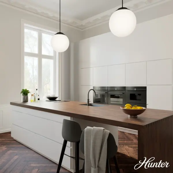 Hepburn Three Light Pendant in Matte Black - Image 6
