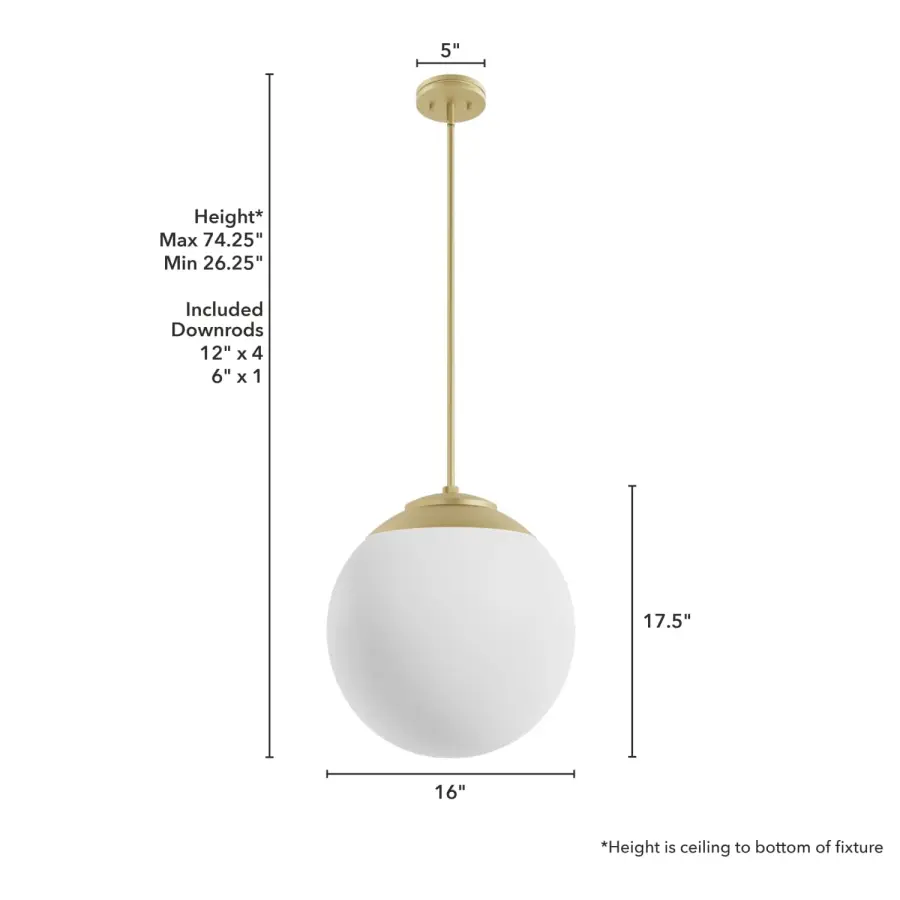 Hepburn Three Light Pendant in Matte Black - Image 10