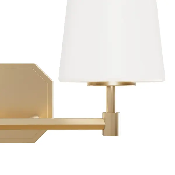 Nolita Two Light Bathroom Vanity in Alturas Gold - Image 13
