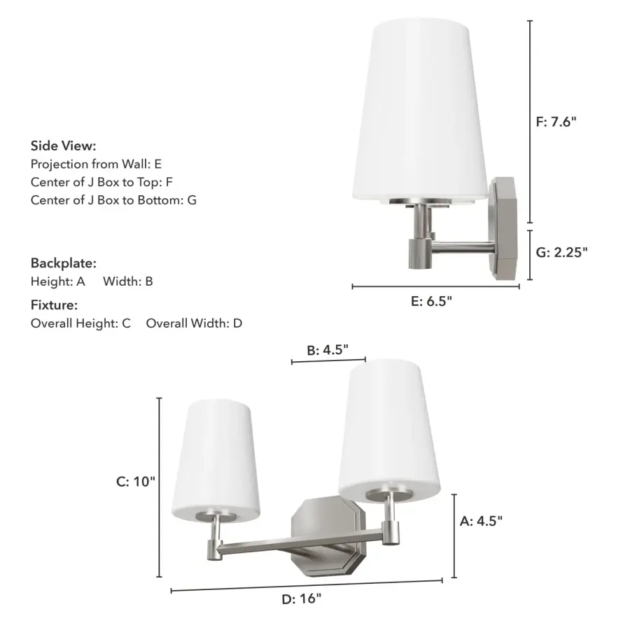 Nolita Two Light Bathroom Vanity in Alturas Gold - Image 5