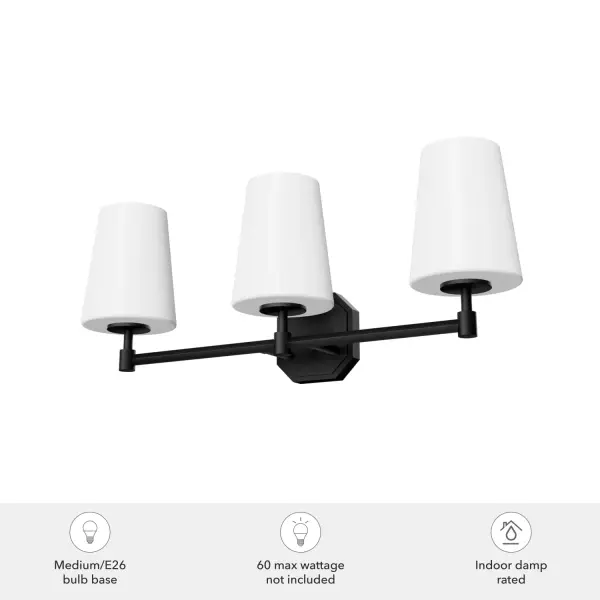 Nolita Three Light Bathroom Vanity in Alturas Gold - Image 4
