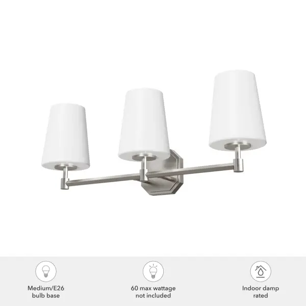 Nolita Three Light Bathroom Vanity in Alturas Gold - Image 6