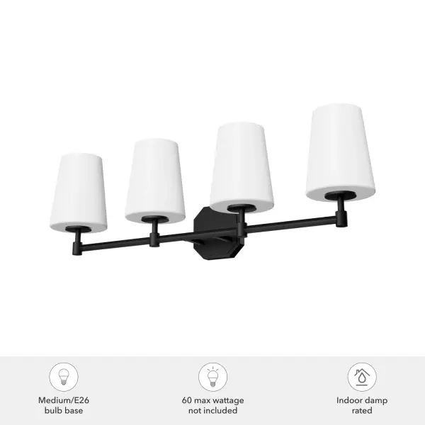 Nolita 4-Light Bathroom Vanity in Brushed Nickel - Image 5