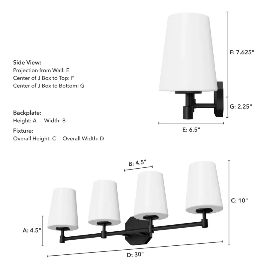 Nolita 4-Light Bathroom Vanity in Brushed Nickel - Image 8