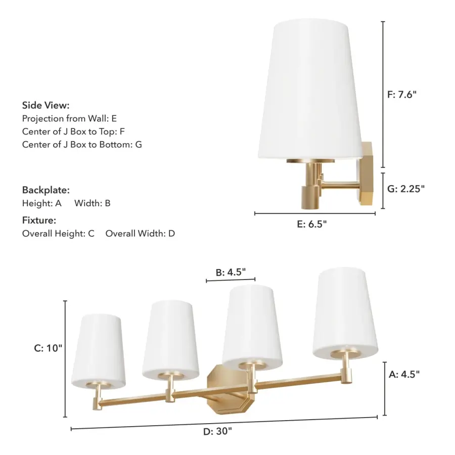 Nolita 4-Light Bathroom Vanity in Brushed Nickel - Image 9