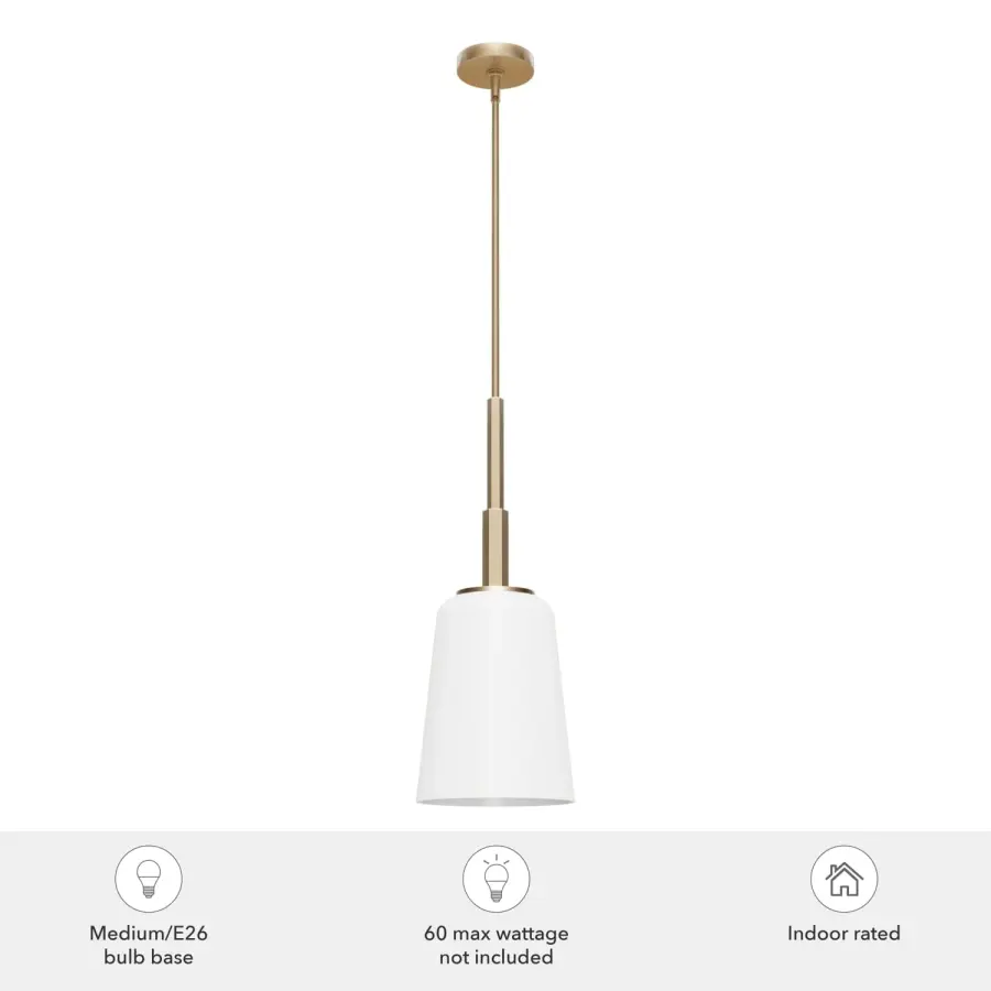 Nolita One Light Pendant in Brushed Nickel - Image 6