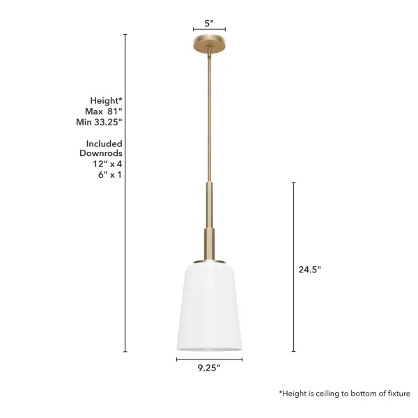 Nolita One Light Pendant in Brushed Nickel - Image 8