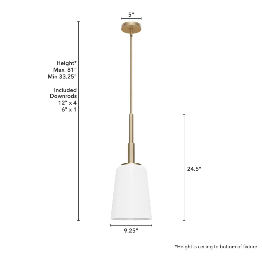 Nolita One Light Pendant in Brushed Nickel - Image 8