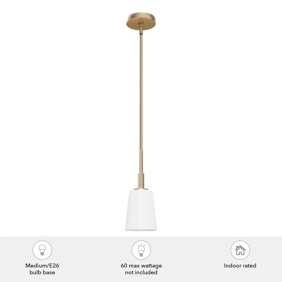 Nolita One Light Mini Pendant in Brushed Nickel - Image 6