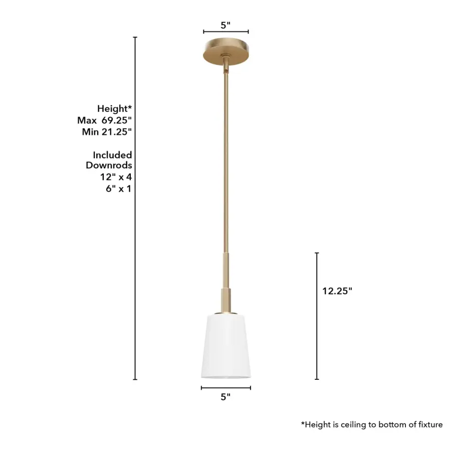 Nolita One Light Mini Pendant in Brushed Nickel - Image 8