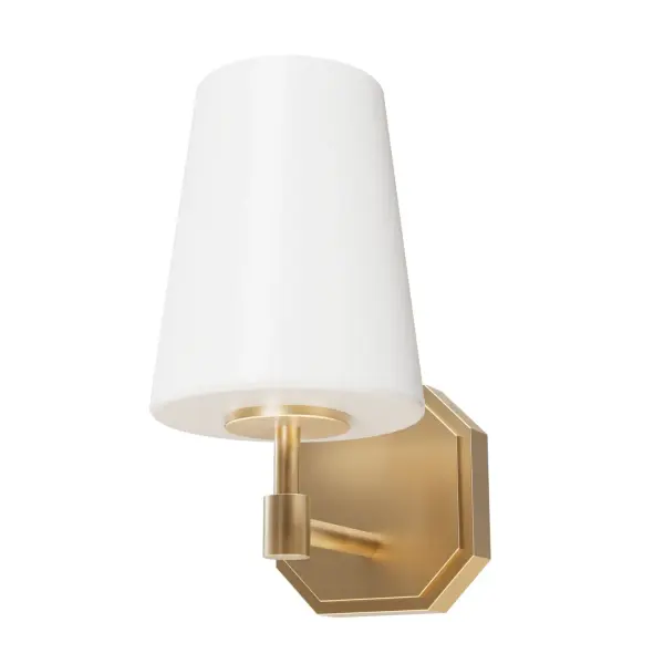 Adding the Nolita sconce to your room as an accent will bring attention to a favorite piece of art, and heads will turn. The sophisticated design garners attention, and the light will accent any areas you want to highlight. Add other lights from the Nolita collection for a complete experience. Mix and match with fans from our ceiling fan collections to fully finish your space. Rated for indoor spaces exposed to humidity Requires 1 E26 bulbs. Bulbs not included. Up Mount Only INDOOR-DAMP RATED: For use in indoor spaces exposed to humidity like bathrooms and laundry rooms. BULB RECOMMENDATION: Maximum W per light bulb or equivalent LED bulb. Bulbs not included. WARRANTY: One-year limited warranty backed by the trusted experts at Hunter. - alternate view