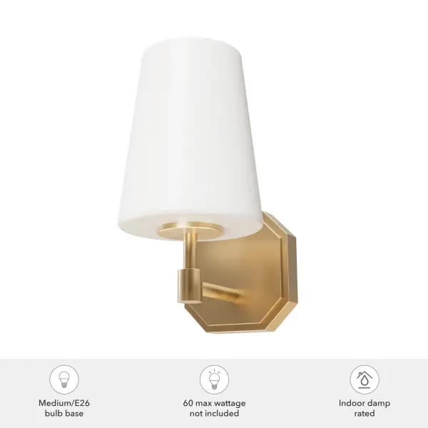 Nolita One Light Wall Sconce in Alturas Gold - Image 4