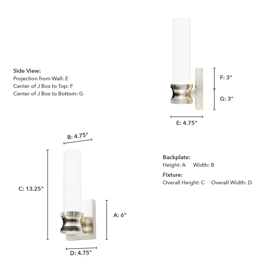 Lenlock One Light Wall Sconce in Brushed Nickel - Image 12