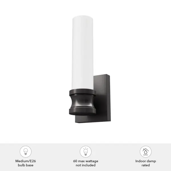 Lenlock One Light Wall Sconce in Brushed Nickel - Image 6
