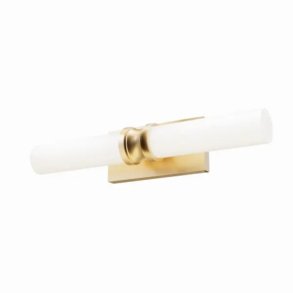Lenlock Two Light Bathroom Vanity in Alturas Gold - Image 11