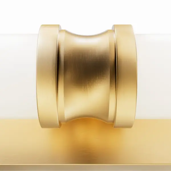 Lenlock Two Light Bathroom Vanity in Alturas Gold - Image 15
