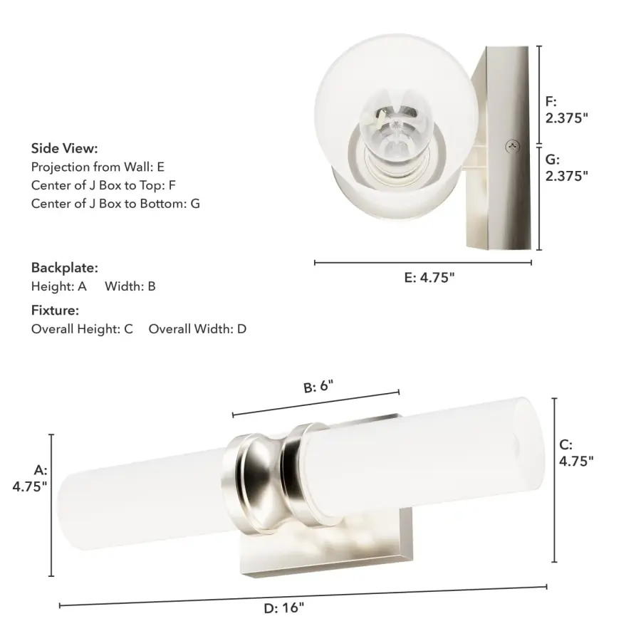 Lenlock Two Light Bathroom Vanity in Alturas Gold - Image 15