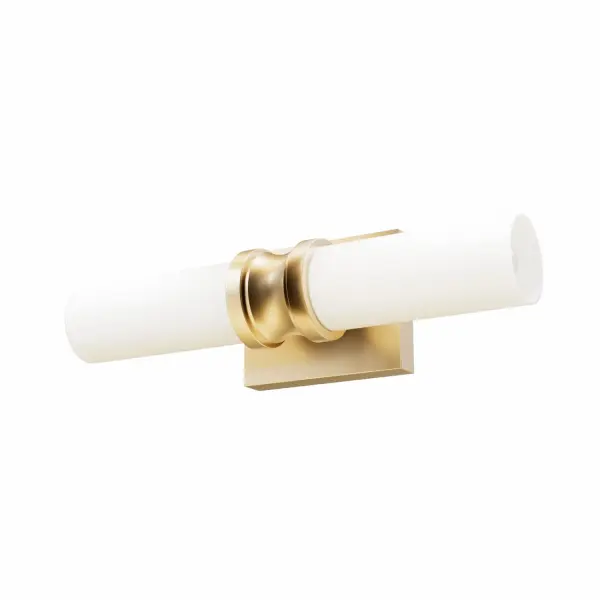 Lenlock Two Light Bathroom Vanity in Alturas Gold - Image 19