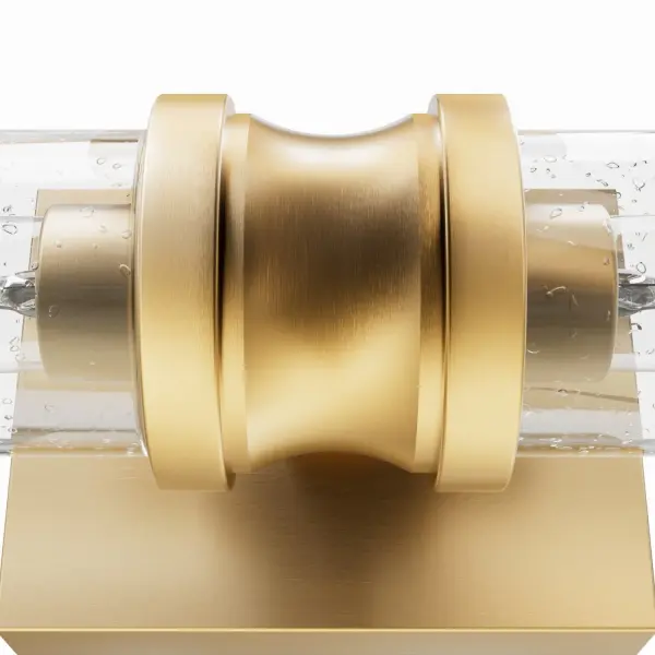 Lenlock Two Light Bathroom Vanity in Alturas Gold - Image 26