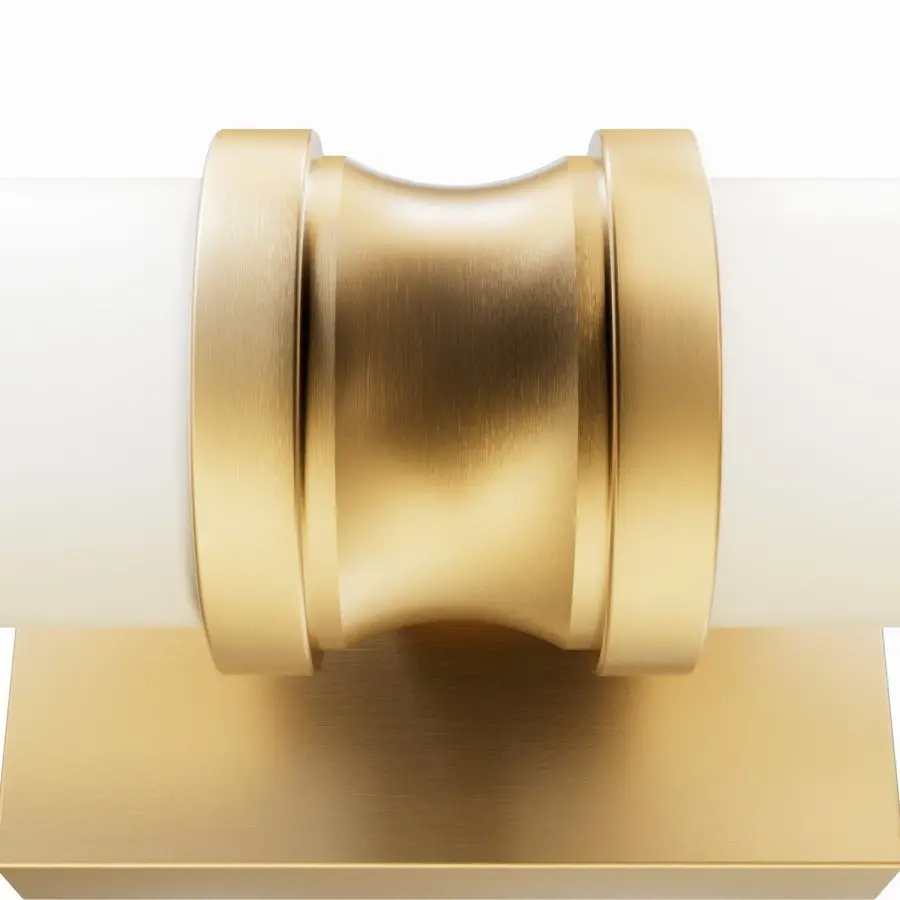 Lenlock Two Light Bathroom Vanity in Alturas Gold - Image 27