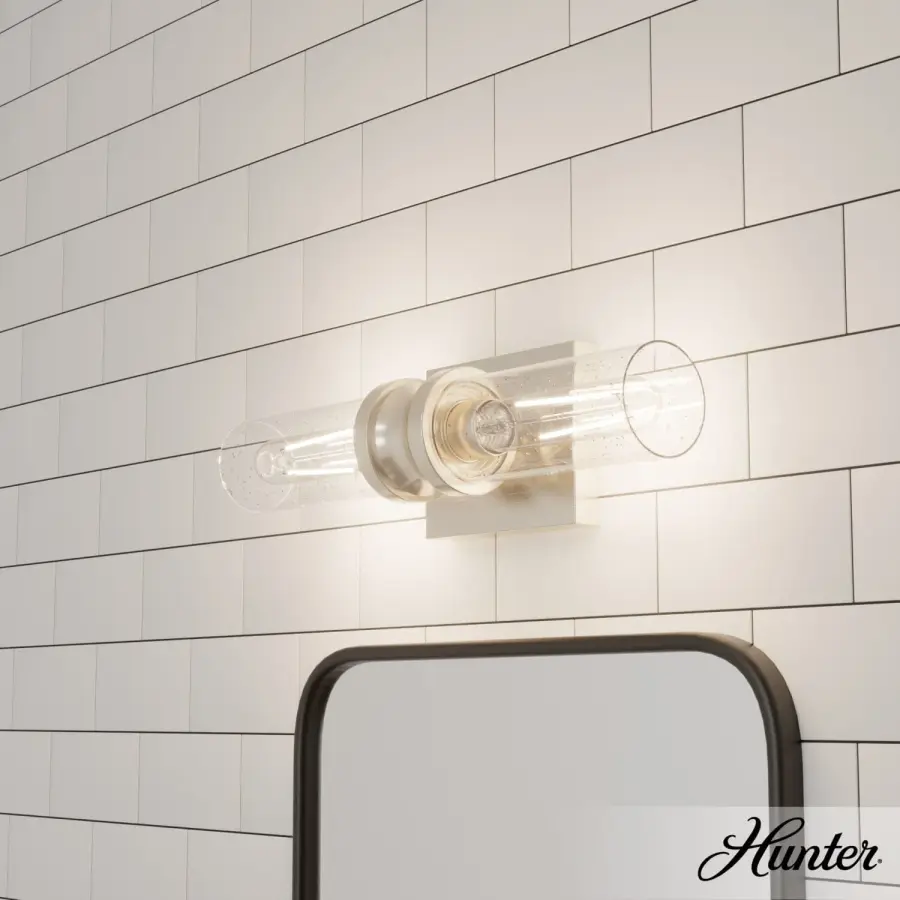 Lenlock Two Light Bathroom Vanity in Alturas Gold - Image 8