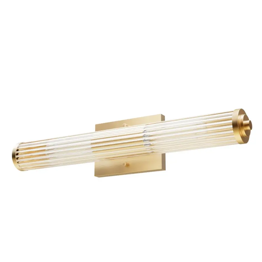 Holly Grove Two Light Bathroom Vanity in Brushed Nickel - Image 1