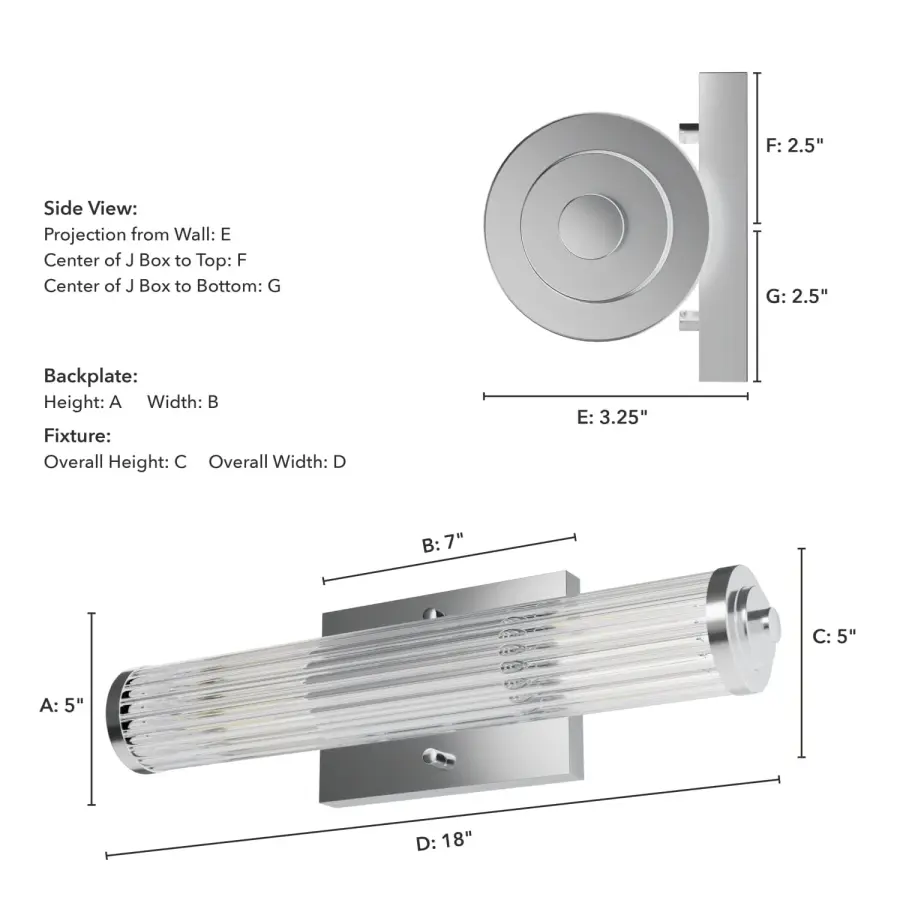 Holly Grove Two Light Bathroom Vanity in Brushed Nickel - Image 20