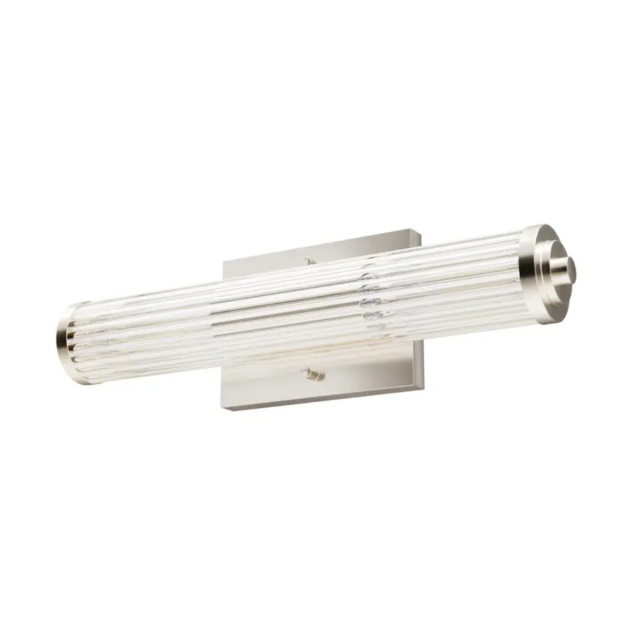 Holly Grove Two Light Bathroom Vanity in Brushed Nickel - Image 1